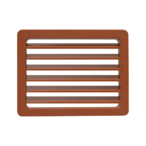 Rejilla 80x106 Taviexport para ventilación de muebles y gabinetes. Disponible en blanco, cerezo, negro, gris y almendra. Fácil instalación.