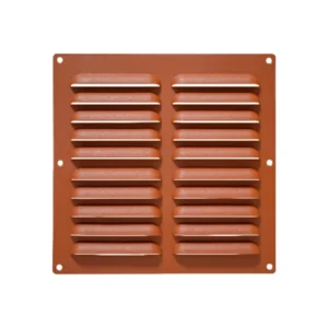 Rejilla de ventilación 225×225 Taviexport, disponible en blanco, cerezo, gris y almendra. Ventilación práctica para muebles, armarios y espacios interiores.