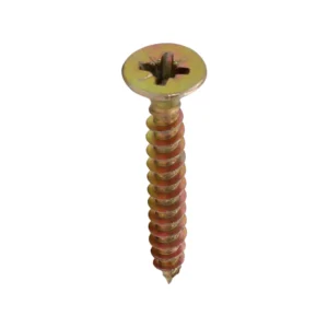 Tornillo spack tropicalizado en medidas de 2.5 a 6 mm. Resistente a la corrosión, ideal para madera, melamina y aplicaciones en exteriores.