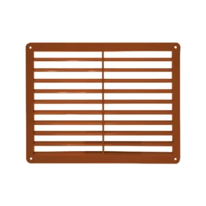 Rejilla 179x232 Taviexport para ventilación de muebles, armarios y nichos. Disponible en blanco y negro. Diseño práctico, fácil instalación y flujo de aire eficiente.