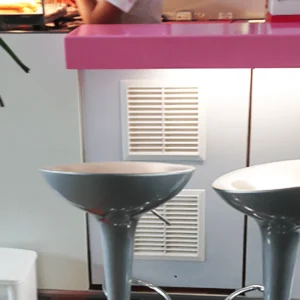 Rejilla de ventilación de plástico ABS Blanco y Varias medidas