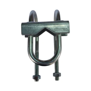 Soporte antisísmico doble U SSB0303 (Fig. 1000) en acero galvanizado, certificado UL para tuberías de 1" a 6". Ideal para sistemas contra incendios.